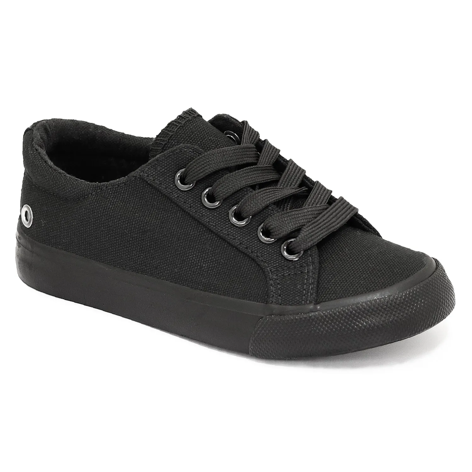 Sturdy Heel Counter Girls Zephers Canvas Shoes FS5930