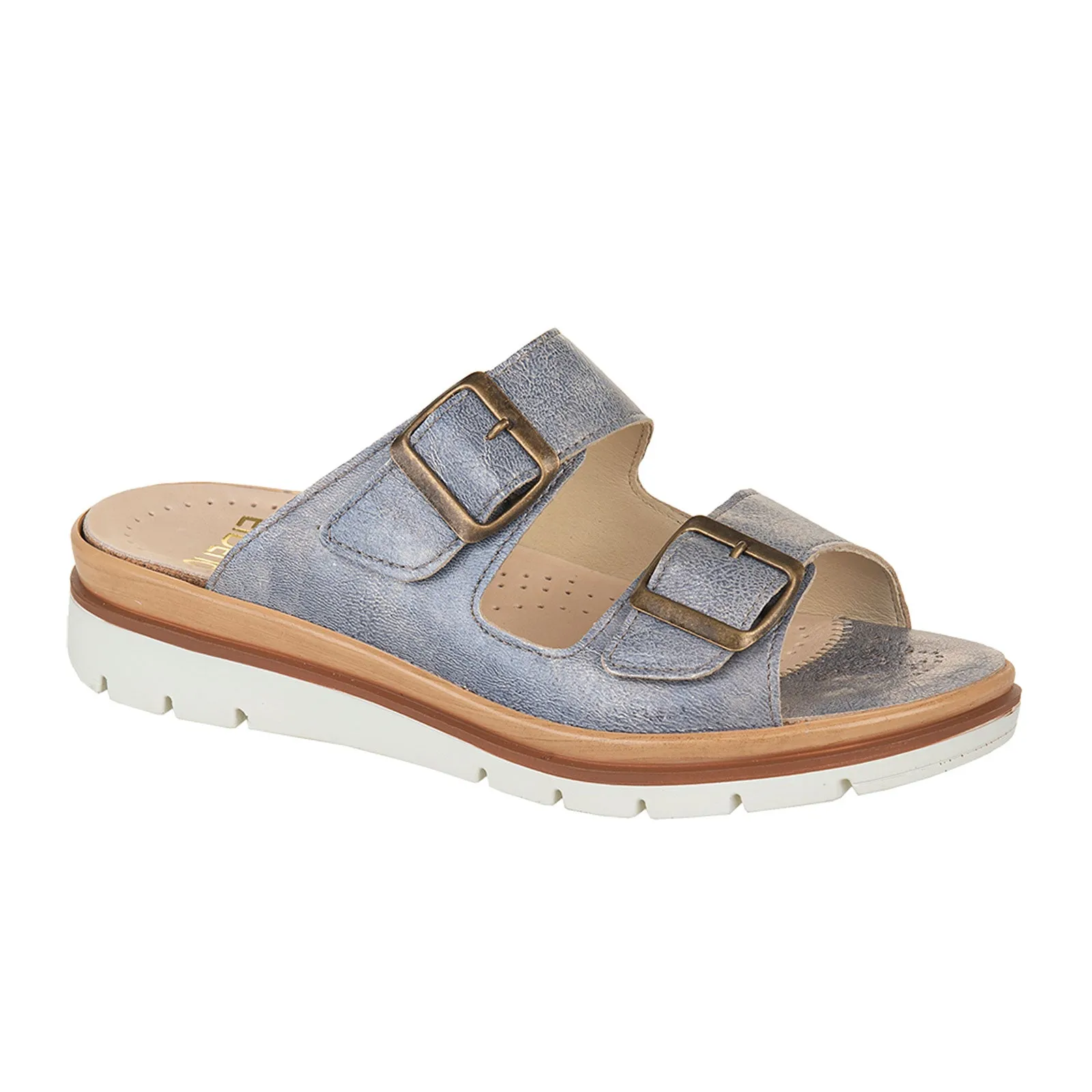 Comfy Walk Fidelio Glory Slide Sandal (Women) - Verbena Opal
