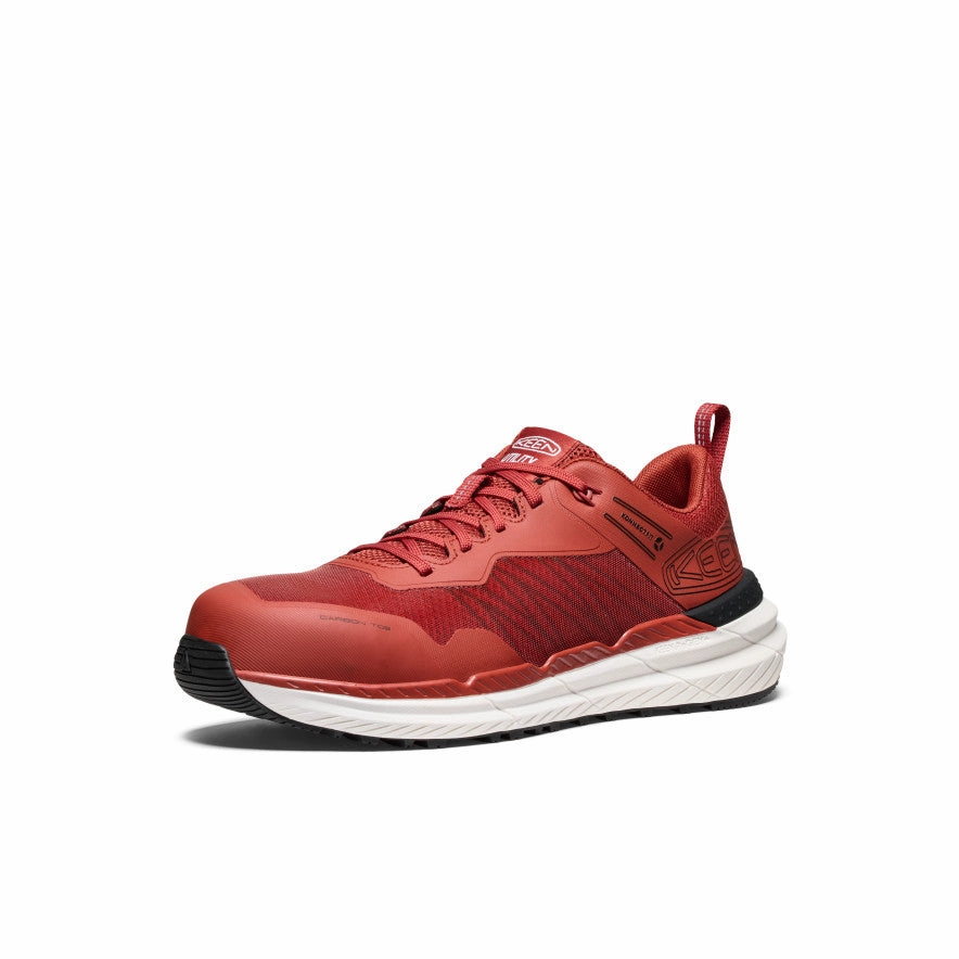 Men's Speedworks Work Sneaker (Carbon Toe)  |  Red Ochre/Black Sporty Ultra Cushion Padding