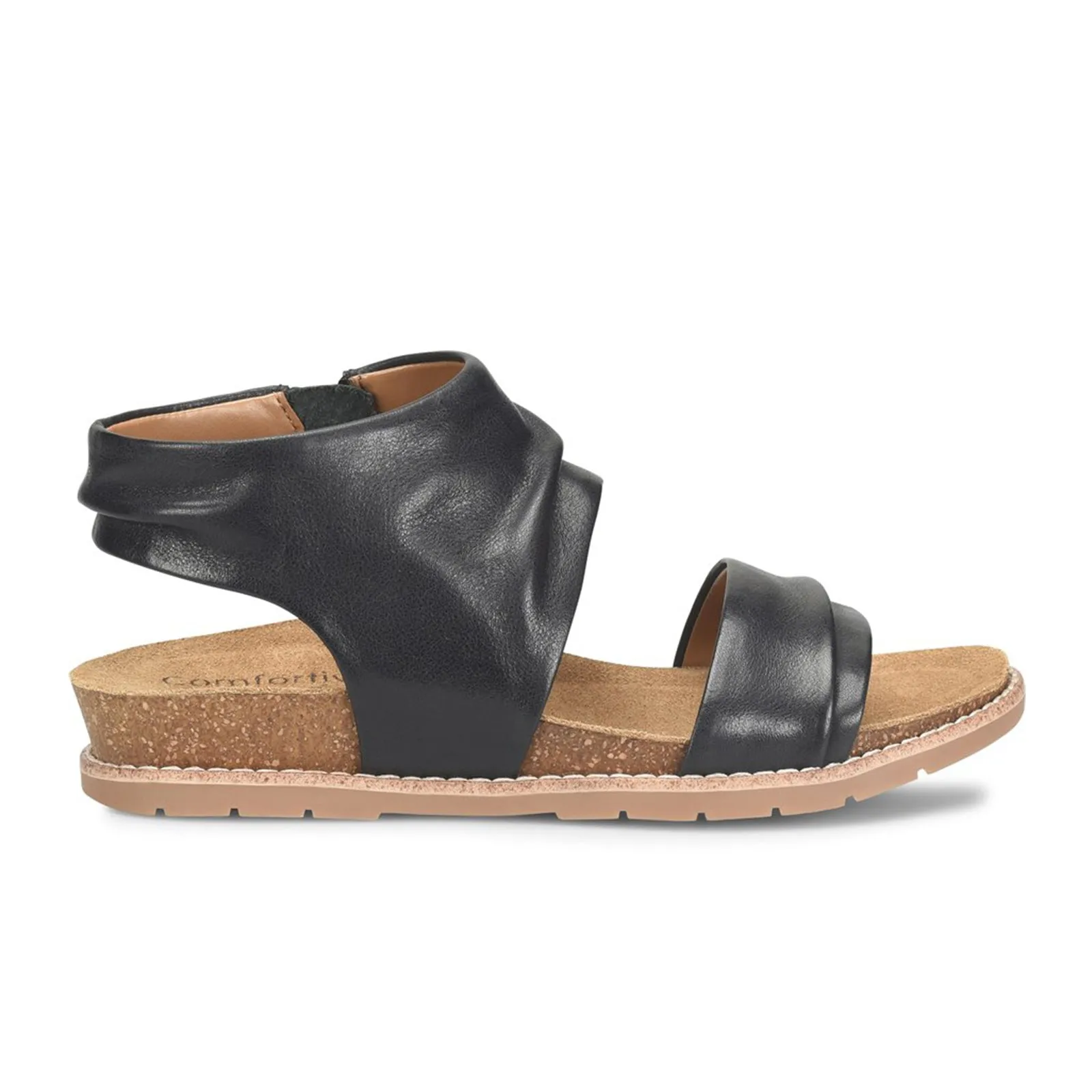 Quick Slip Fit Fashionable Comfortiva Gale Backstrap Sandal (Women) - Black