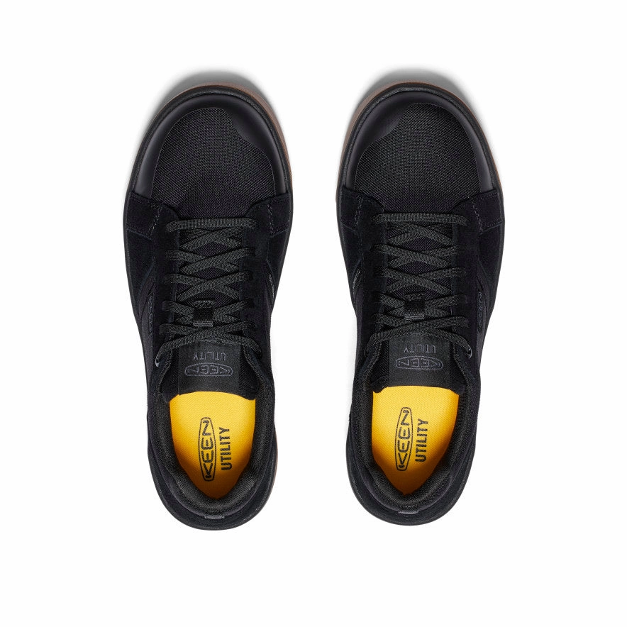 Men's Kenton Work Shoe (Carbon Toe)  |  Black/Gum Thermal Regulating Insulation Chunky