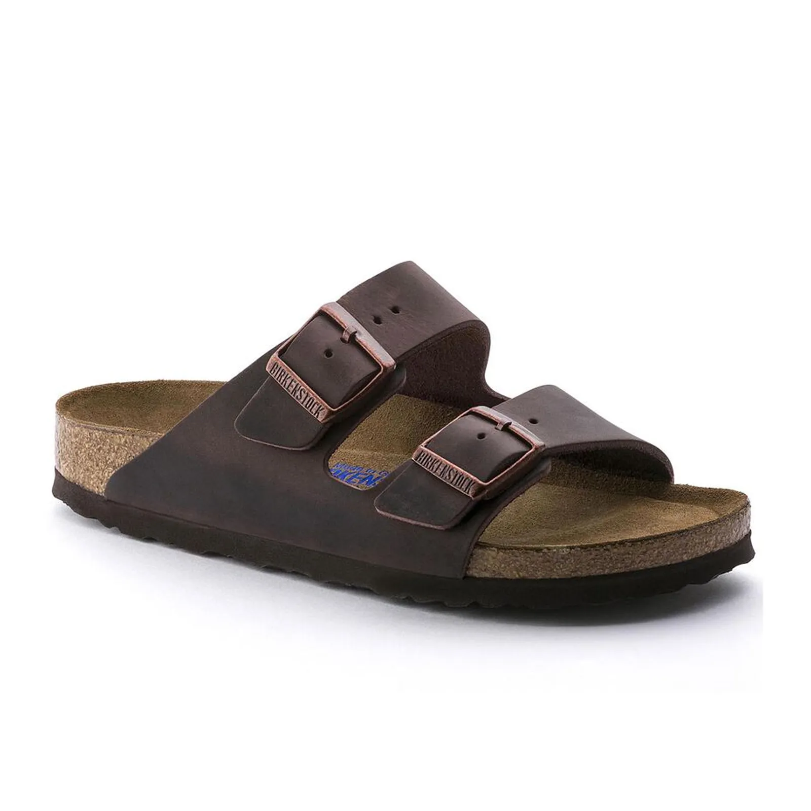 Birkenstock Arizona Soft Footbed Narrow Slide Sandal (Unisex) - Habana Oiled Leather Fast Commute One Color