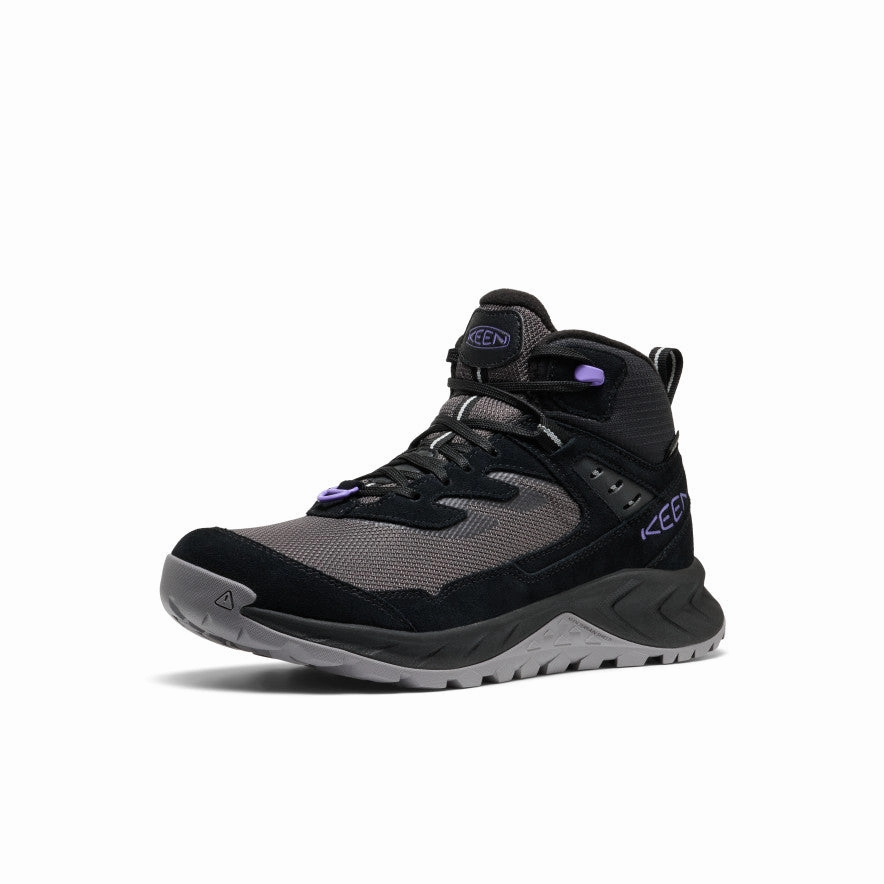 Women's Hightrail Polar Waterproof Hiking Boot  |  Black/Aster Purple Winter Footwear