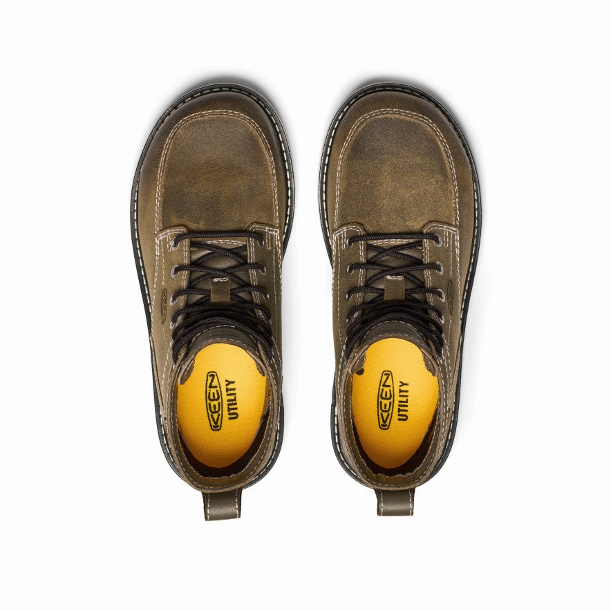 Women's San Jose 6" Waterproof 90?? Heel Boot (Aluminum Toe)  |  Steel Grey/Gum Trendy Protection