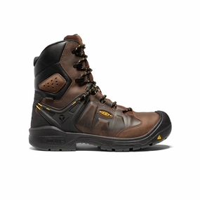 Easy Pairing Men's Dover 8" Insulated Waterproof Boot (Carbon Toe)  |  Dark Earth/Black