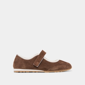 SOFYA SNEAKERS DK BROWN SUEDE Runway Glow Luxe Craft
