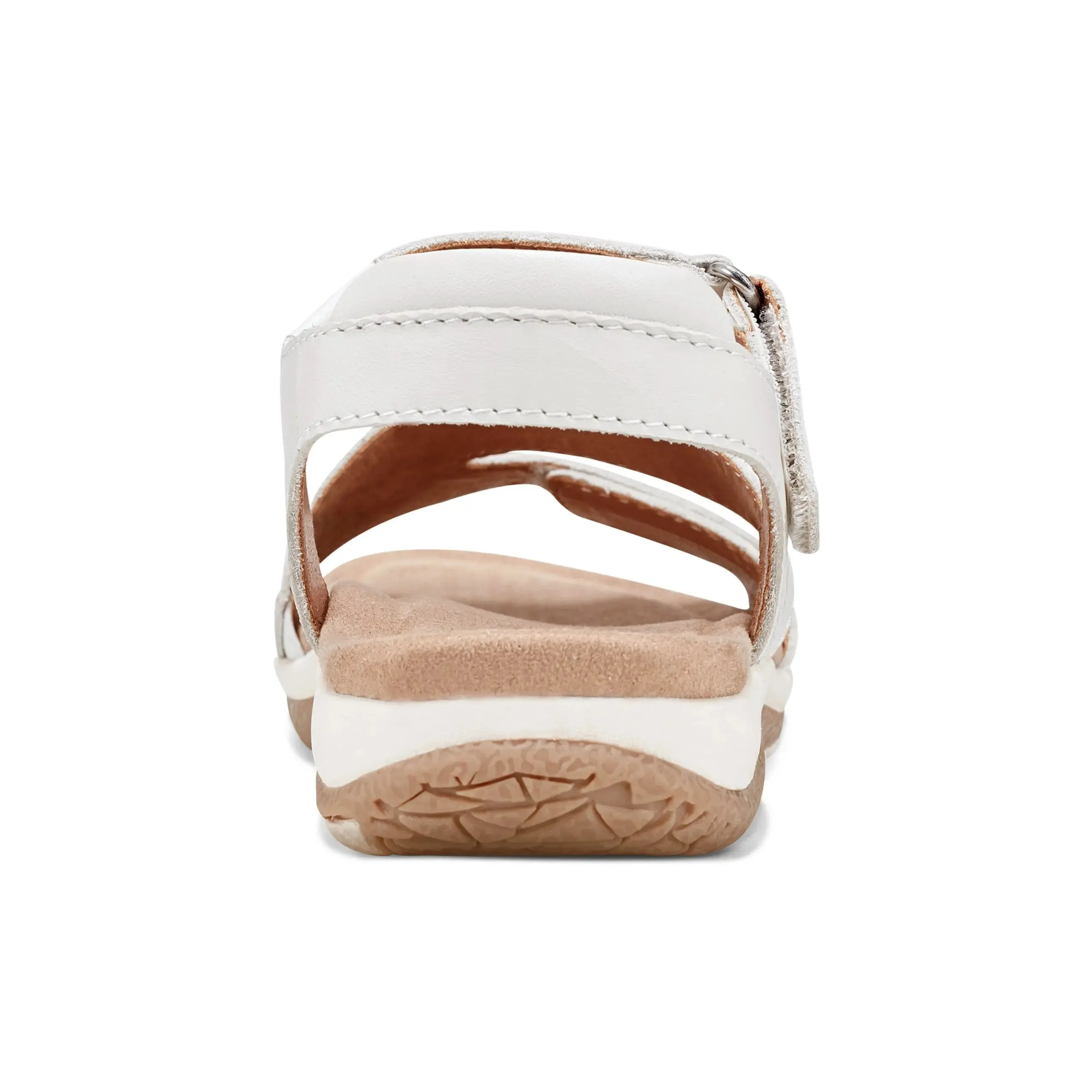 Sureal Casual Strappy Round Toe Flat Sandals Adaptive Style Flexible Cushioning