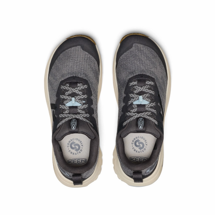 Women's Roam Trail Running Shoe  |  Magnet/Ballad Blue windy - weather