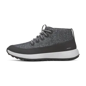 Men's Wool Runner NZ Mid Waterproof - Dark Grey (Light Grey Sole) Breathable Vamp
