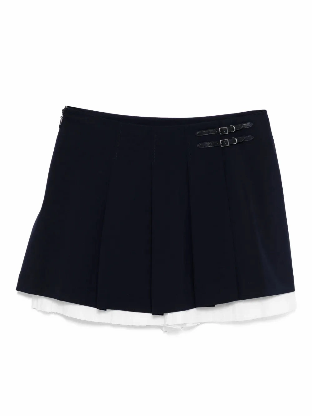 Cozy Vibe Chill Wear Suzie Pleated Skort in Midnight