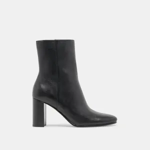 SUZY BOOTIES BLACK LEATHER Athletic Choice Agile Motion