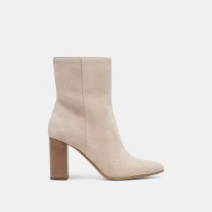 Rubber Tread SUZY BOOTIES TAUPE SUEDE