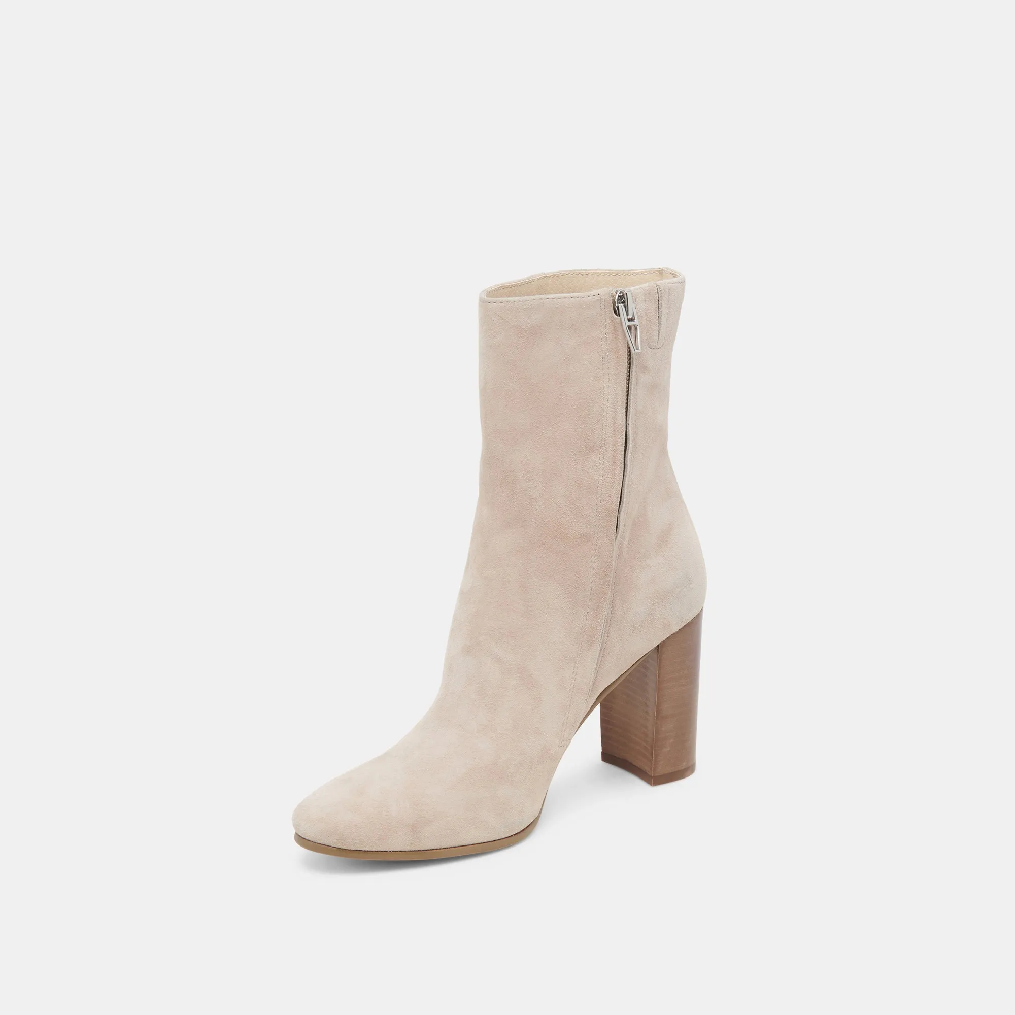 Narrow Fit SUZY WIDE BOOTIES TAUPE SUEDE