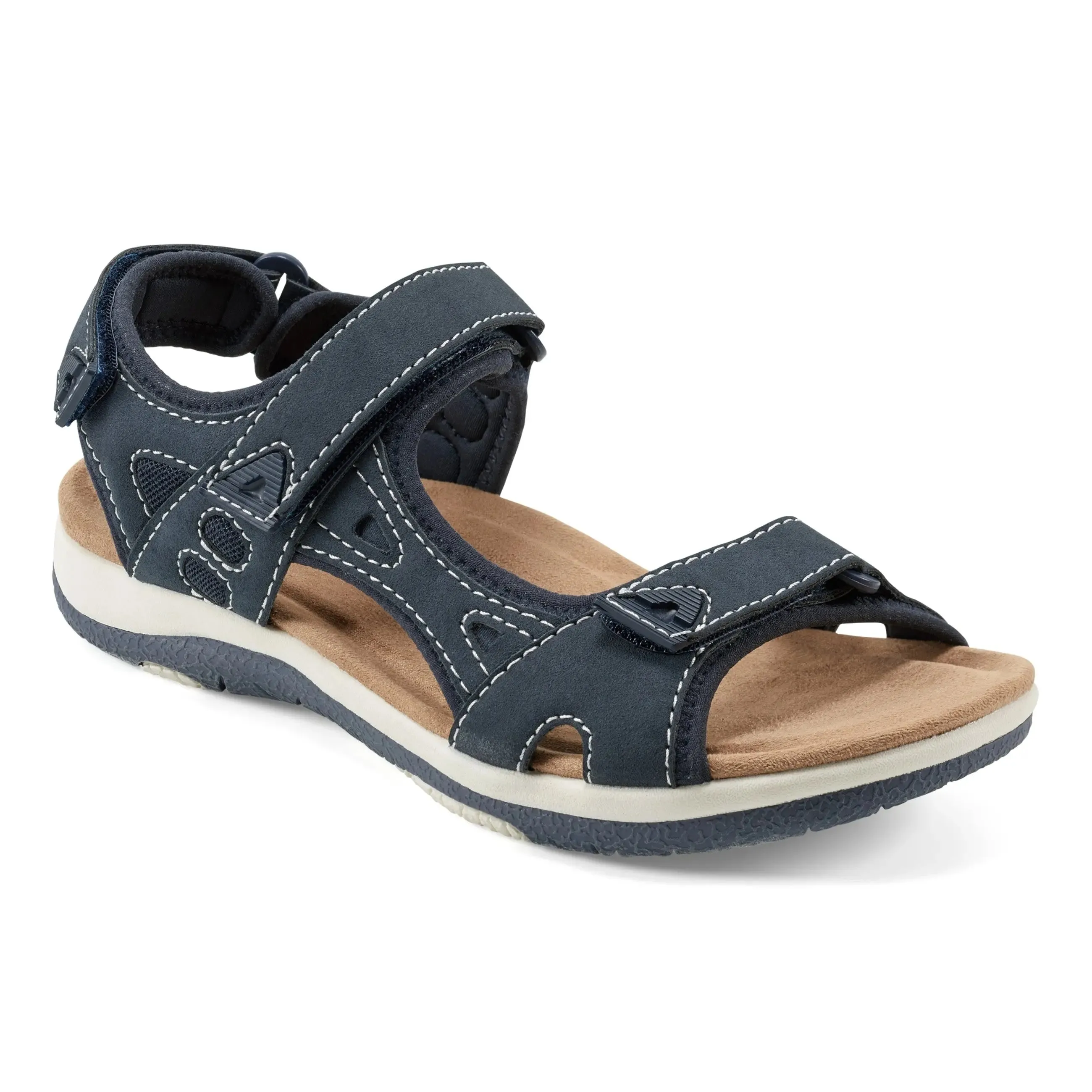 Skylar Round Toe Lightweight Casual Flat Sandals Convenient