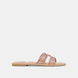 FLORI SANDALS LIGHT TAN MESH Reliable wedge