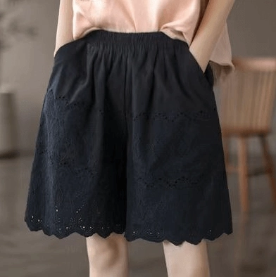 Babakud Women Breathable Lace Essential Cotton Shorts Cooling Fabric Ideal Fit