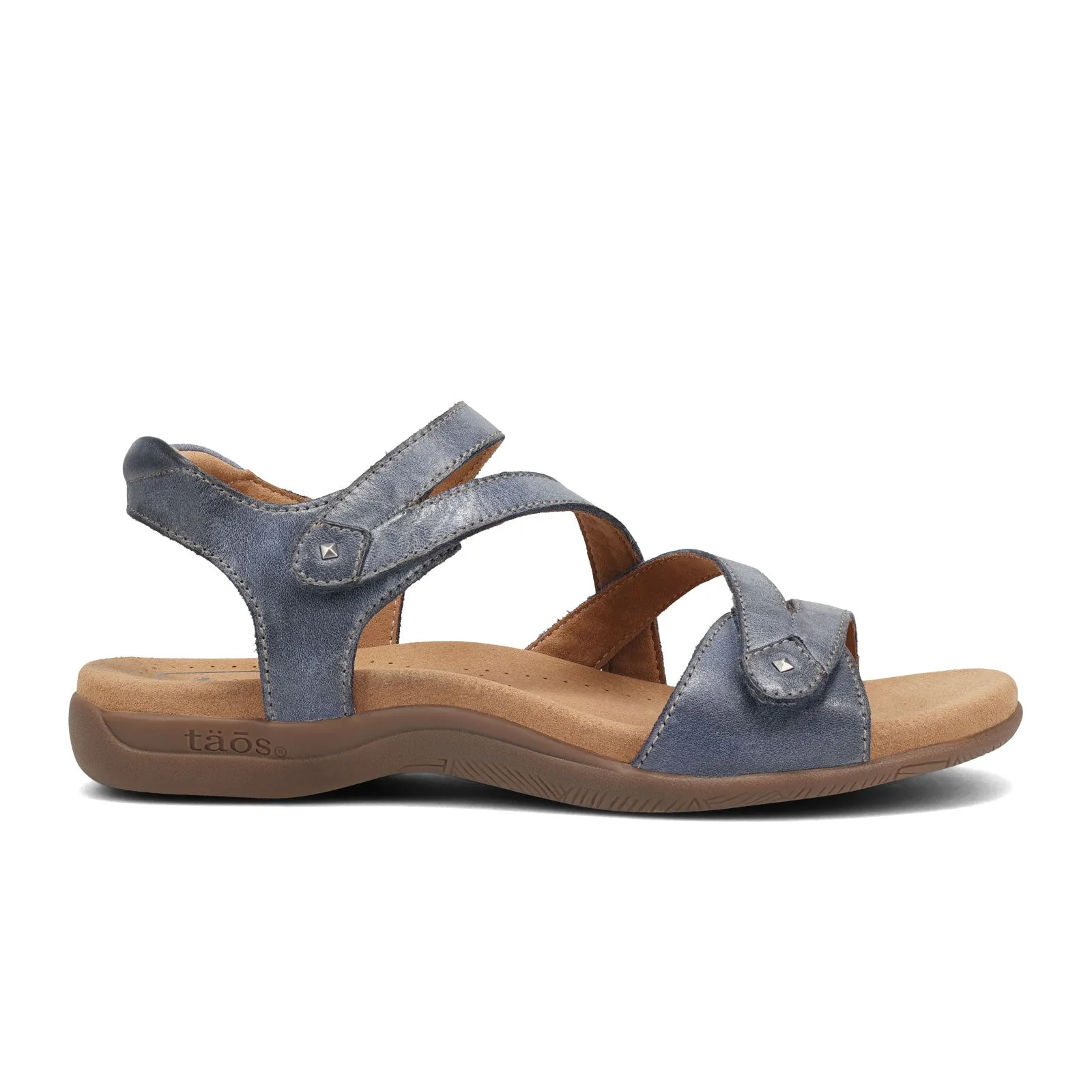 Taos Big Time Backstrap Sandal (Women) - Dark Blue Quick Release Laces