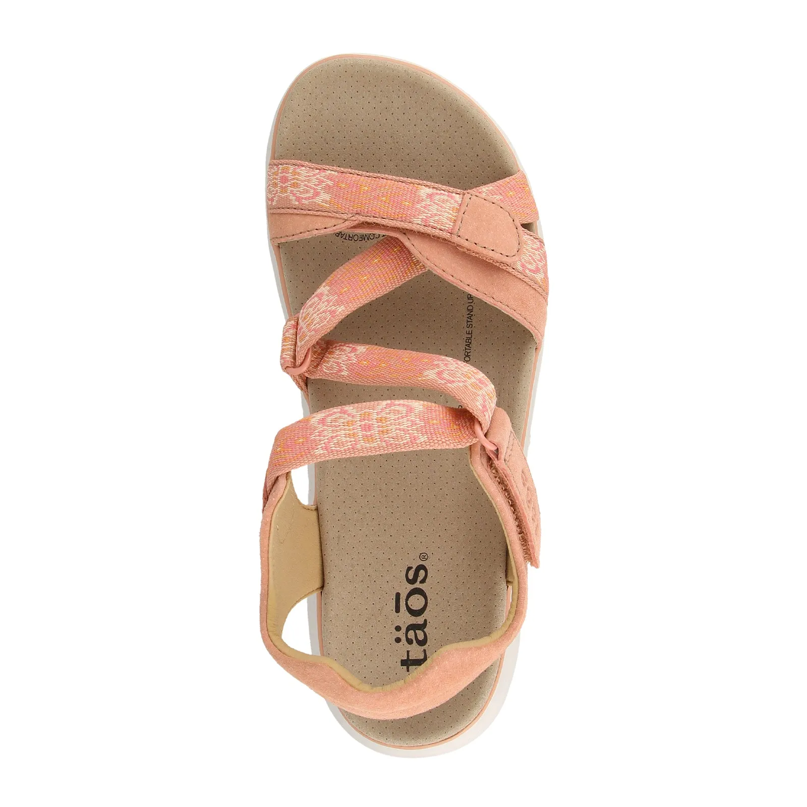 Taos Zen Active Sandal (Women) - Clay/Cantaloupe Stretchable Beach Ready Fit