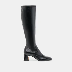 All Time ALIVIA BOOTS BLACK LEATHER