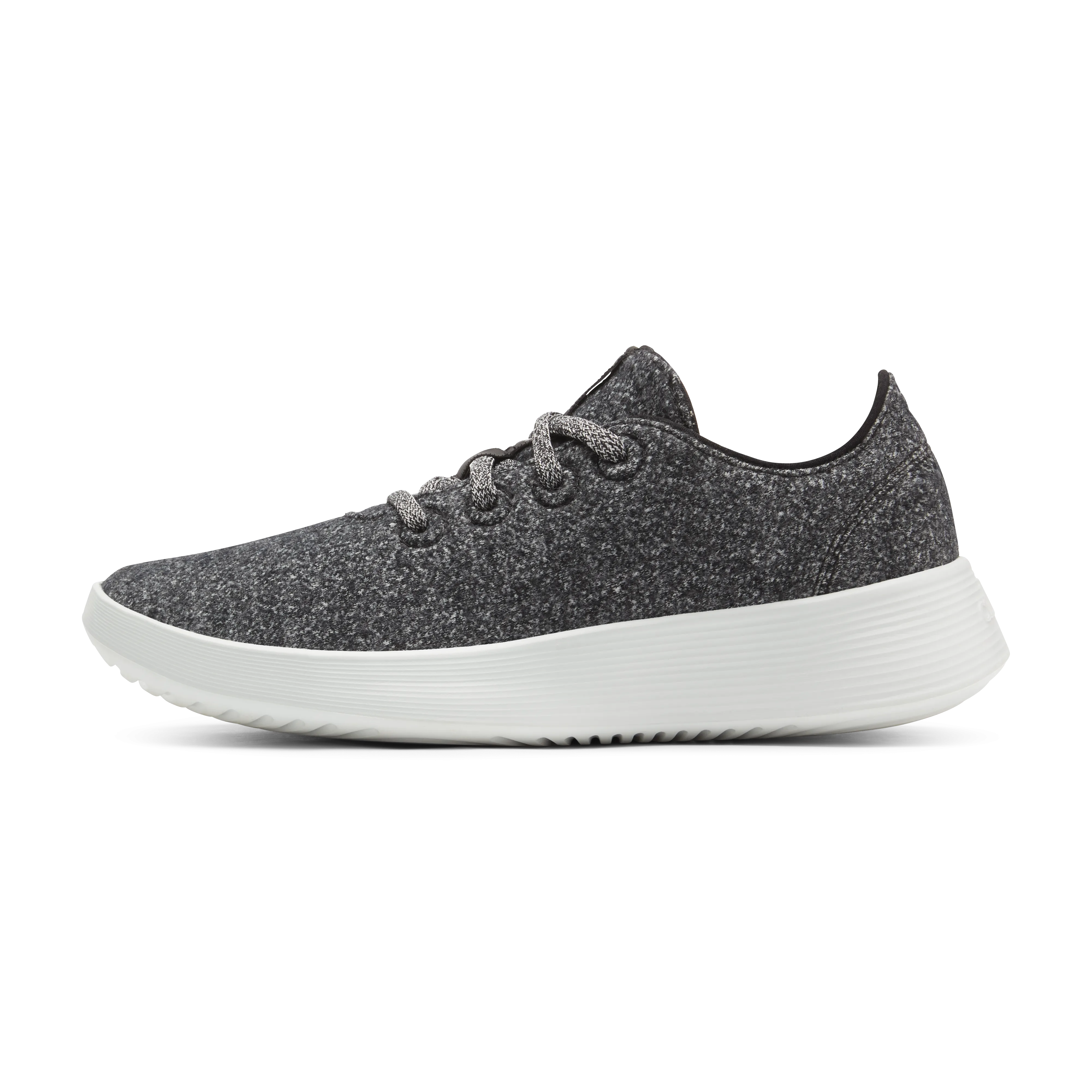 windy Women's Wool Runner Go - Dark Grey (Light Grey Sole)