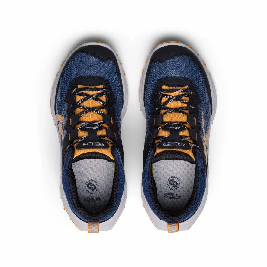 Big Kids' Zionic Waterproof Boot  |  Naval Academy/Bright Marigold agility - improvement - level