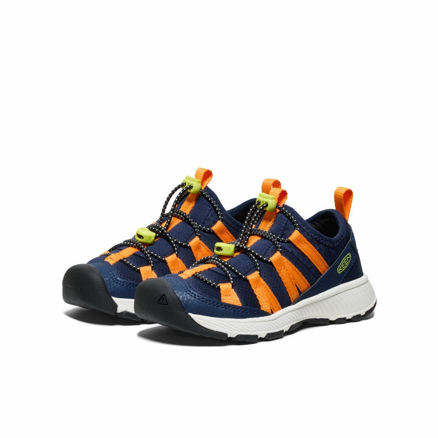 Little Kids' Motozoa Sneaker  |  Naval Academy/Bright Marigold Impact-absorbing