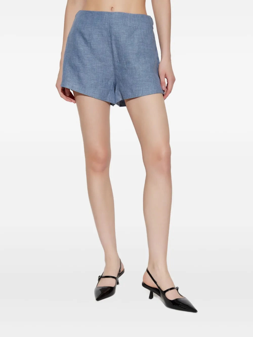 Thea Shorts in Steel Blue OdorControlTech Cool Design