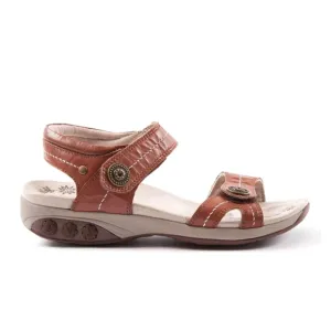 Therafit Grace Backstrap Sandal (Women) - Brown Lightweight Structure Trendy Features
