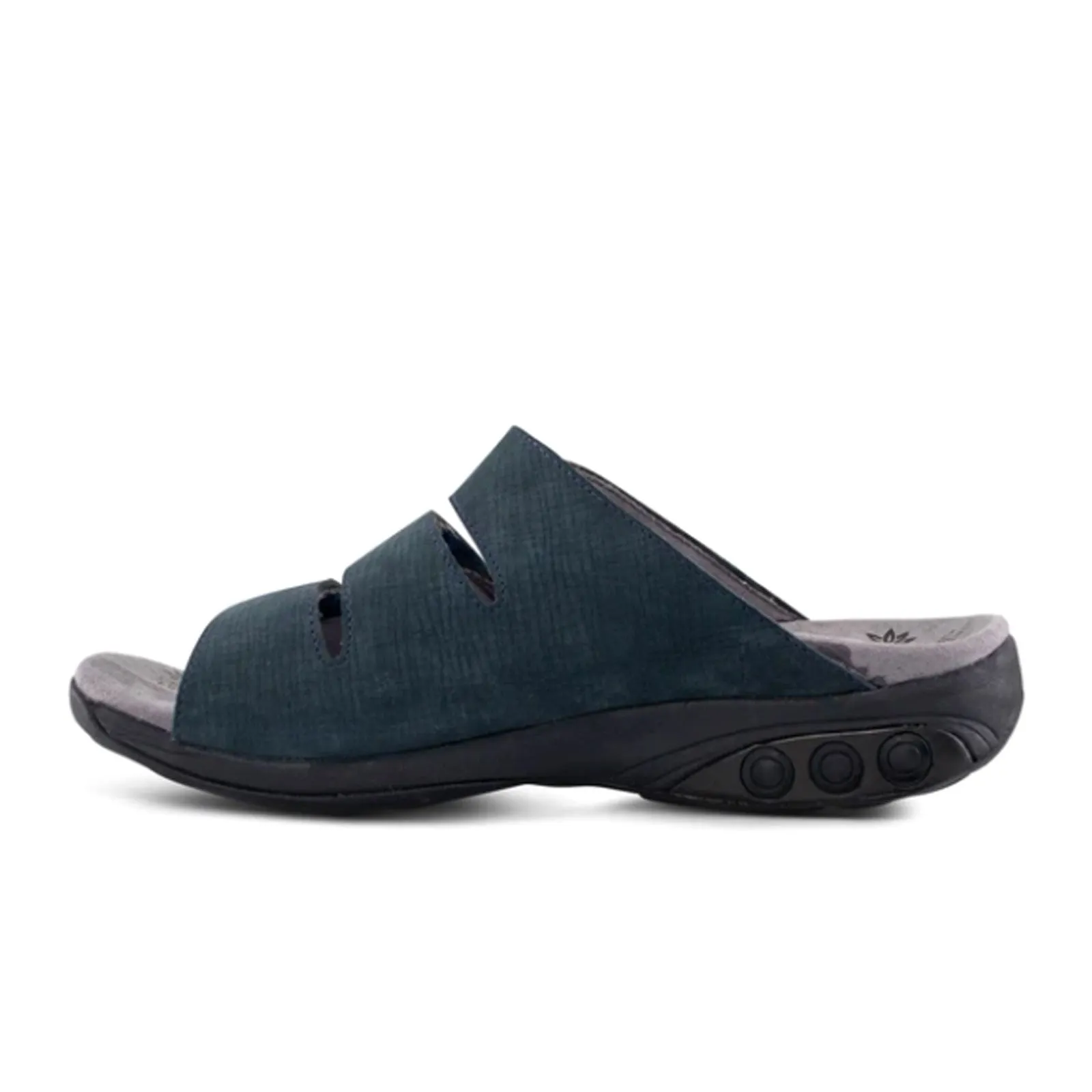 Ankle Support Quick Slip Shoes Therafit Vanessa Slide Sandal (Women) - Blue