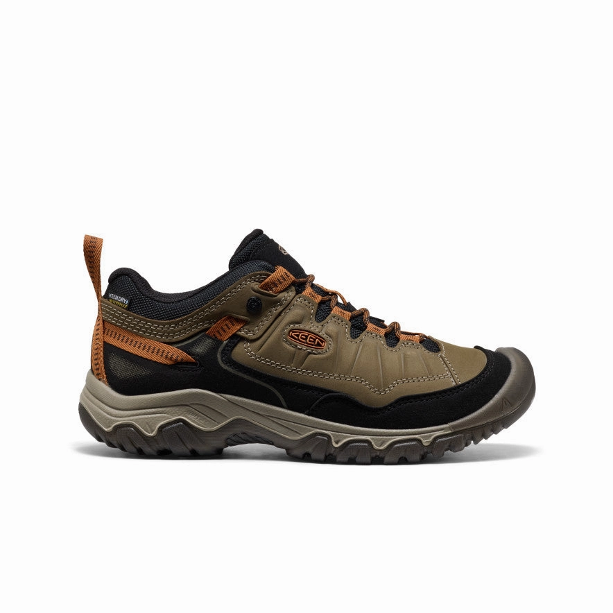 Men's Targhee IV Wide Waterproof Hiking Shoe  |  Sea Turtle/Roasted Pecan professionals - specific functions Neutral Stability Design
