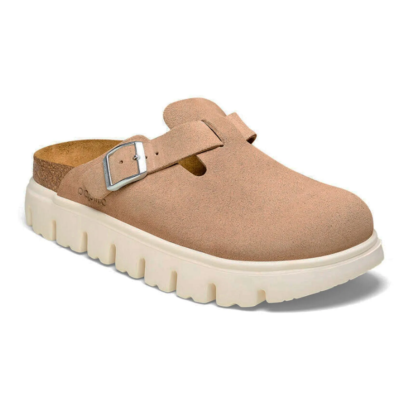 Japan Sharp Birkenstock Boston Chunky Narrow Clog (Women) - Warm Sand Suede