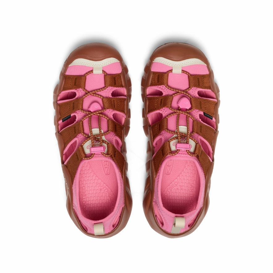 Non-Slip Shoes Enhanced Ground Contact Surface Women's Hyperport H2 Sandal x Hiking Patrol  |  Okenia Pink