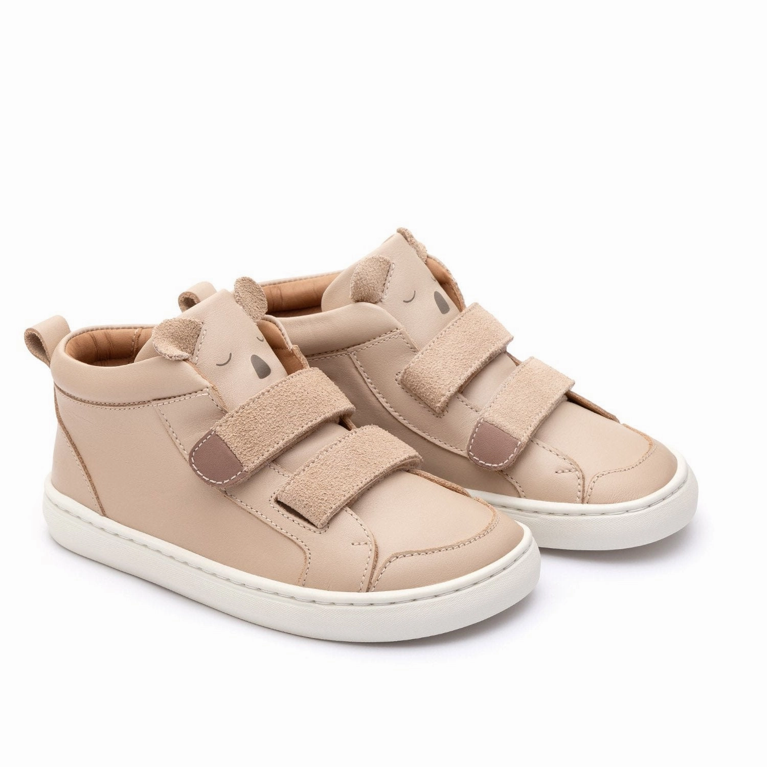 Ergonomic Build Toe Free Tip Toey Joey Kids Koala Hug Sneakers - Yogurt/Rose Smoke/Mogno Rose