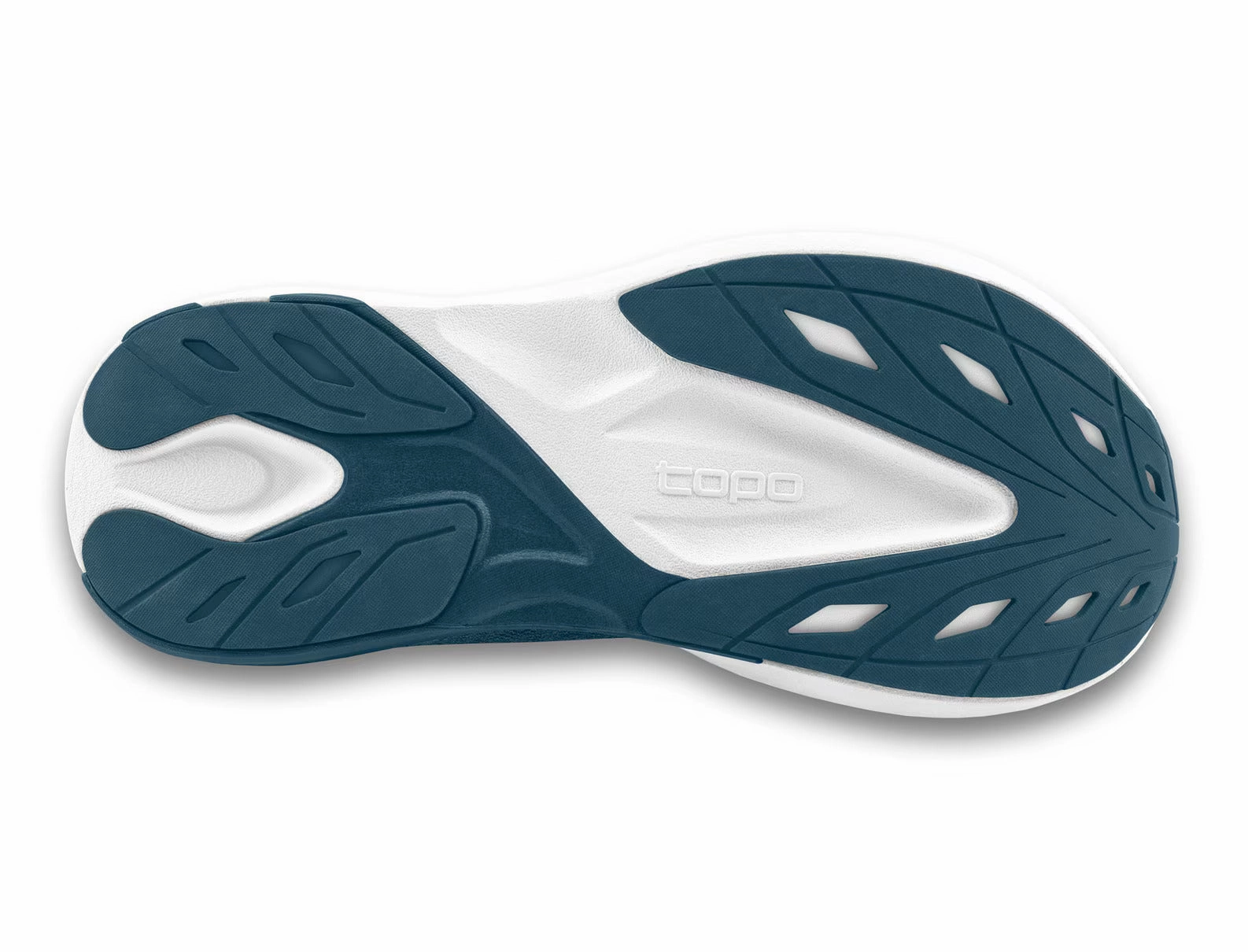 TOPO MENS AURA - BLUE / WHITE Midweight Texture