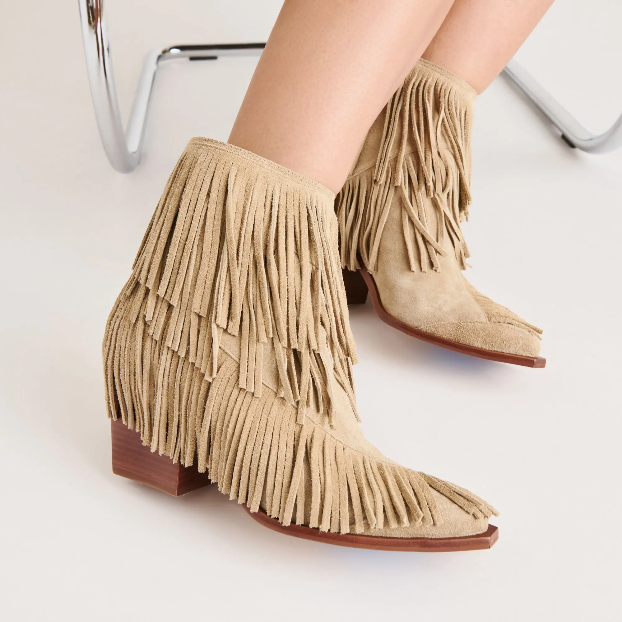 City Ready TOREY BOOTIES DK TAUPE SUEDE