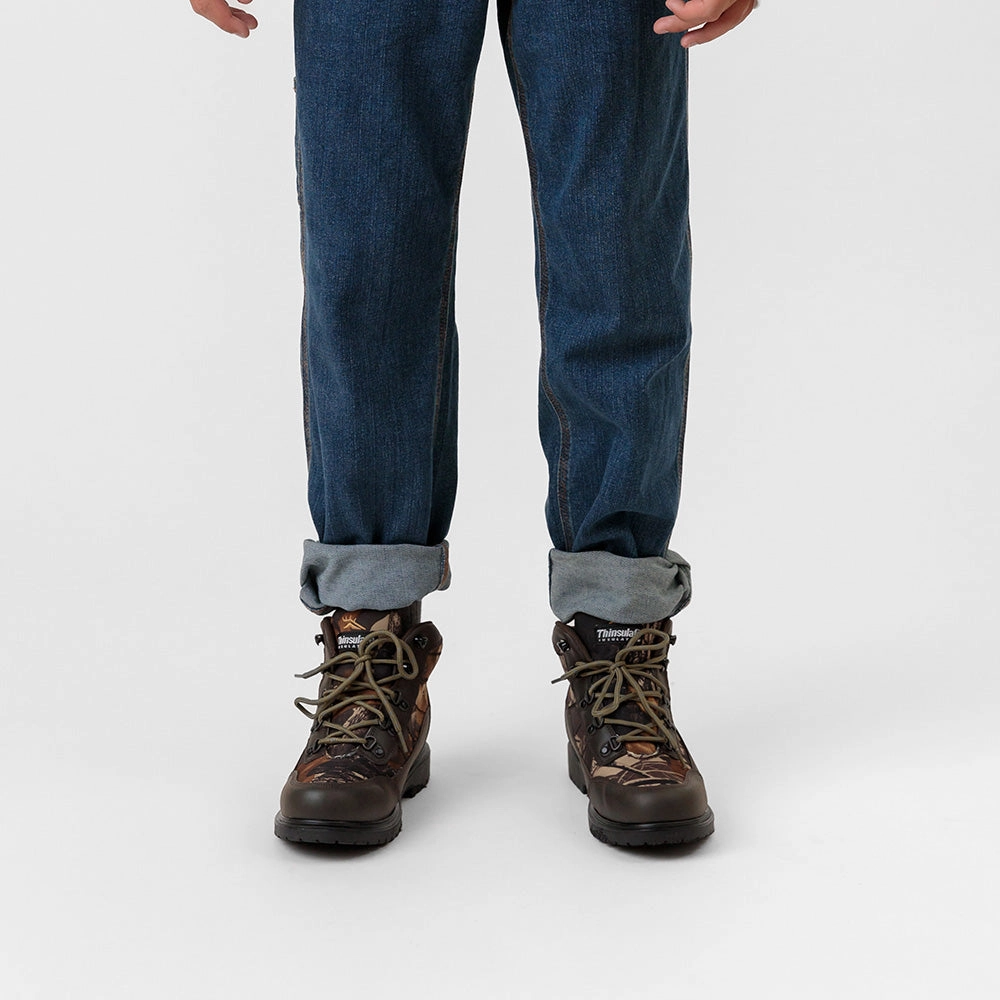 Kids' Hunt in Dark Brown/Camo Lean Build