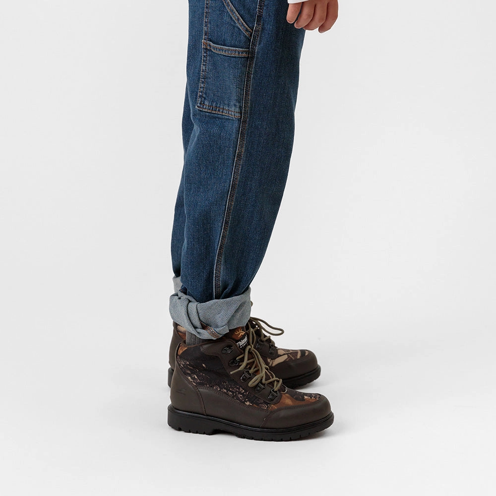 Kids' Hunt in Dark Brown/Camo Weekend Walker Back friendly