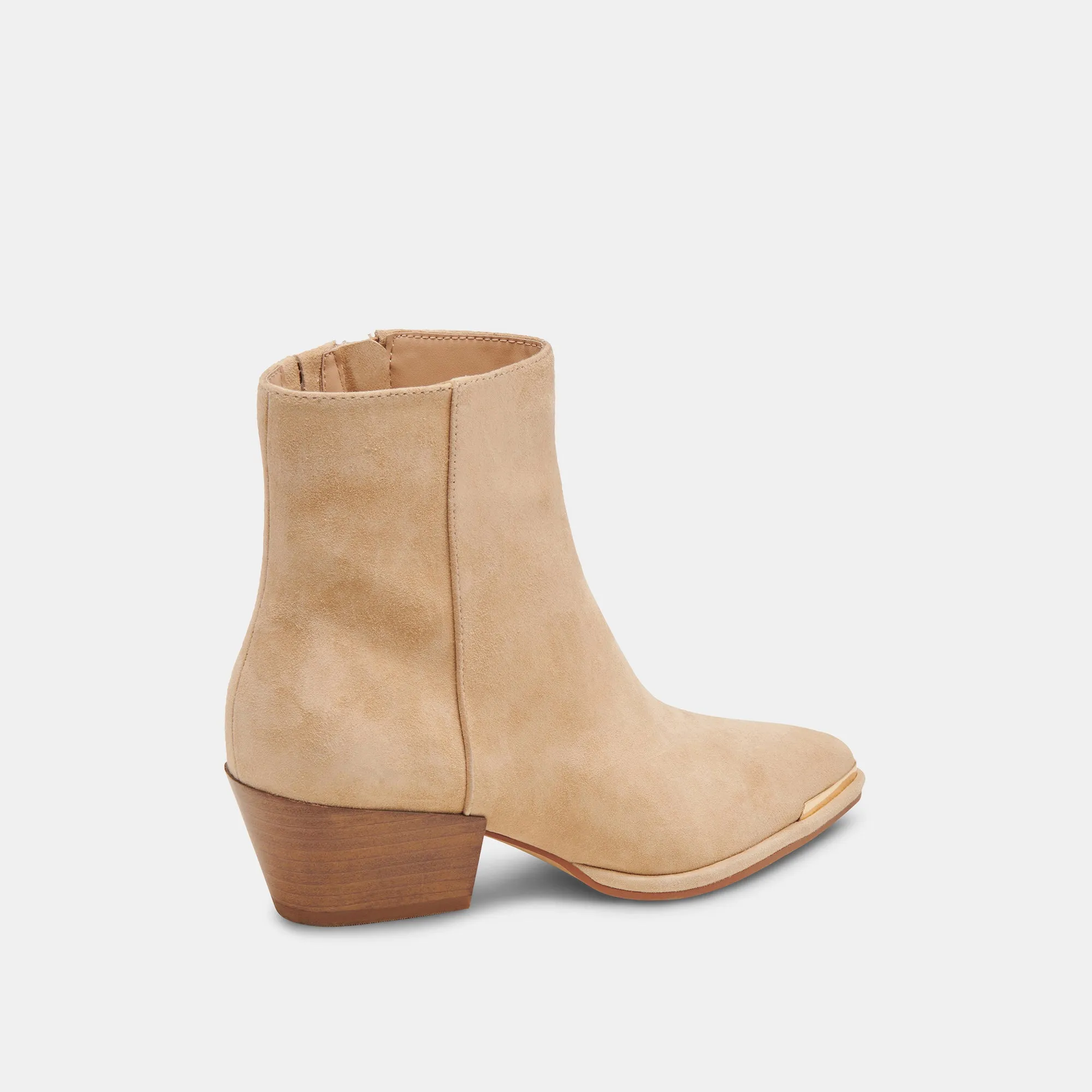 Plush Cushion NONAH BOOTIES TAN SUEDE