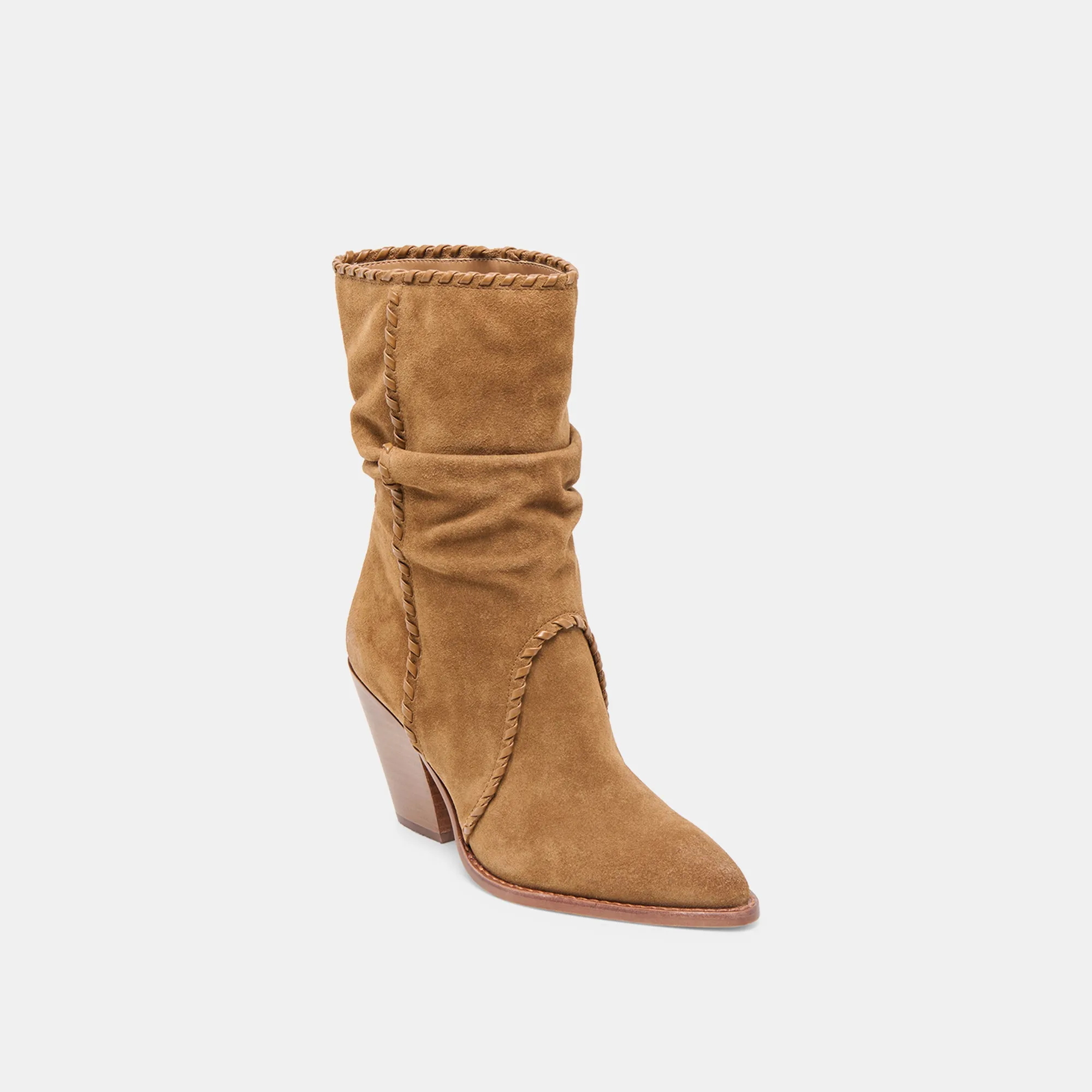 JULITH BOOTS LT BROWN SUEDE Signature comfort