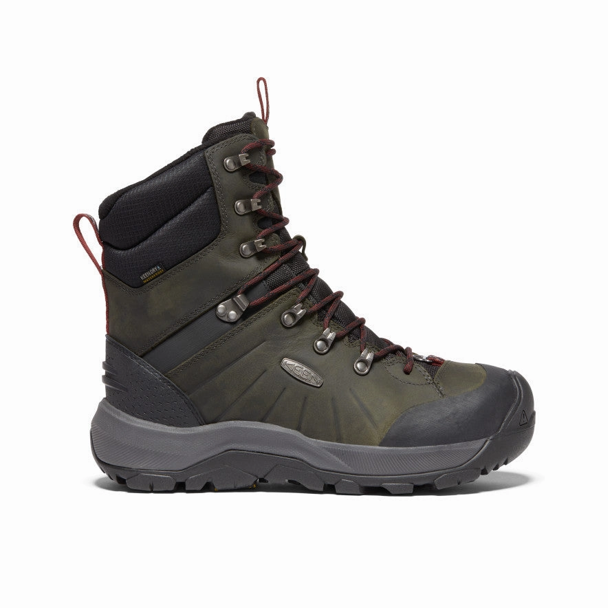 Cold Weather Men's Revel IV High Polar Waterproof Boot  |  Magnet/Red Carpet