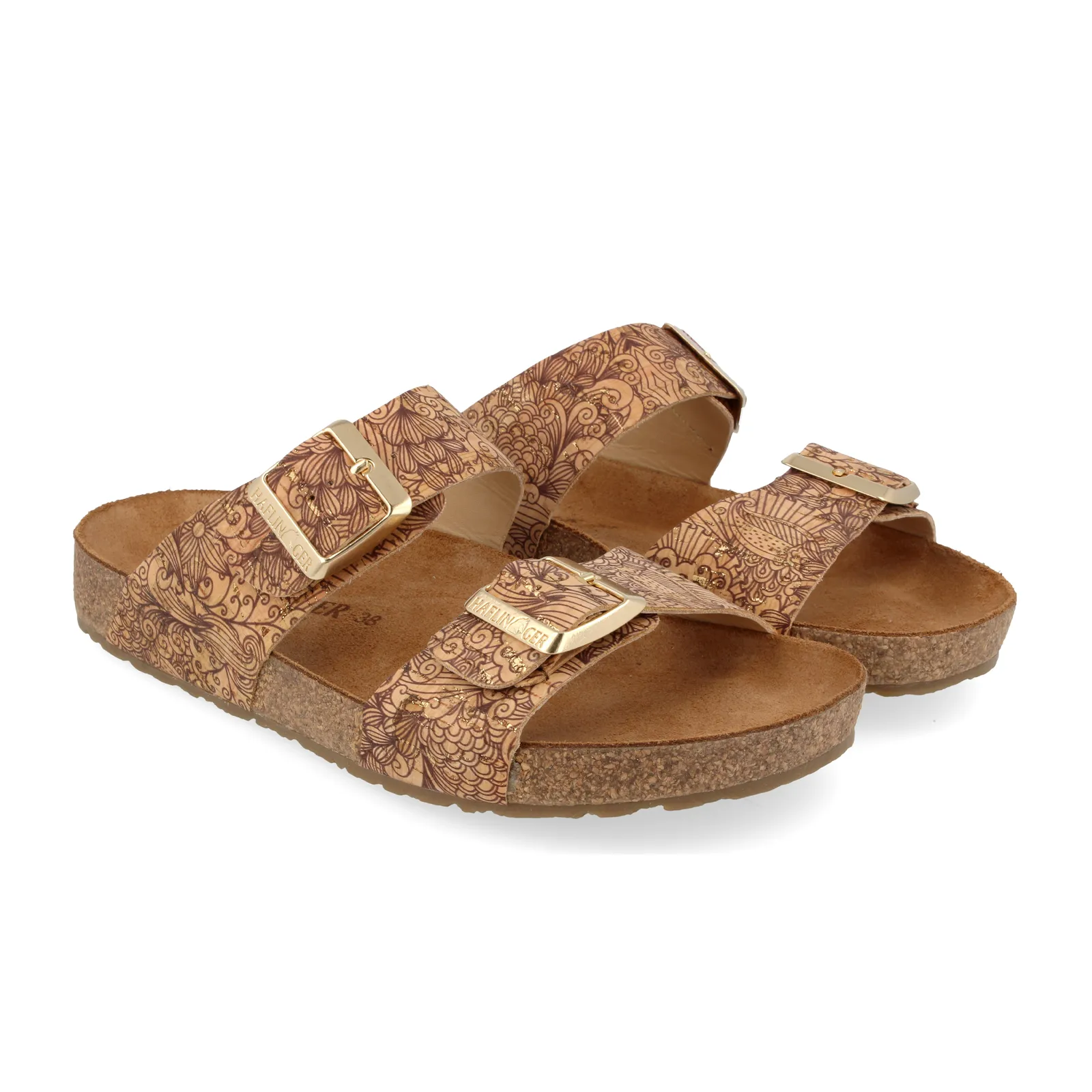 Easygoing Style Haflinger Andrea Slide Sandal (Women) - Henna