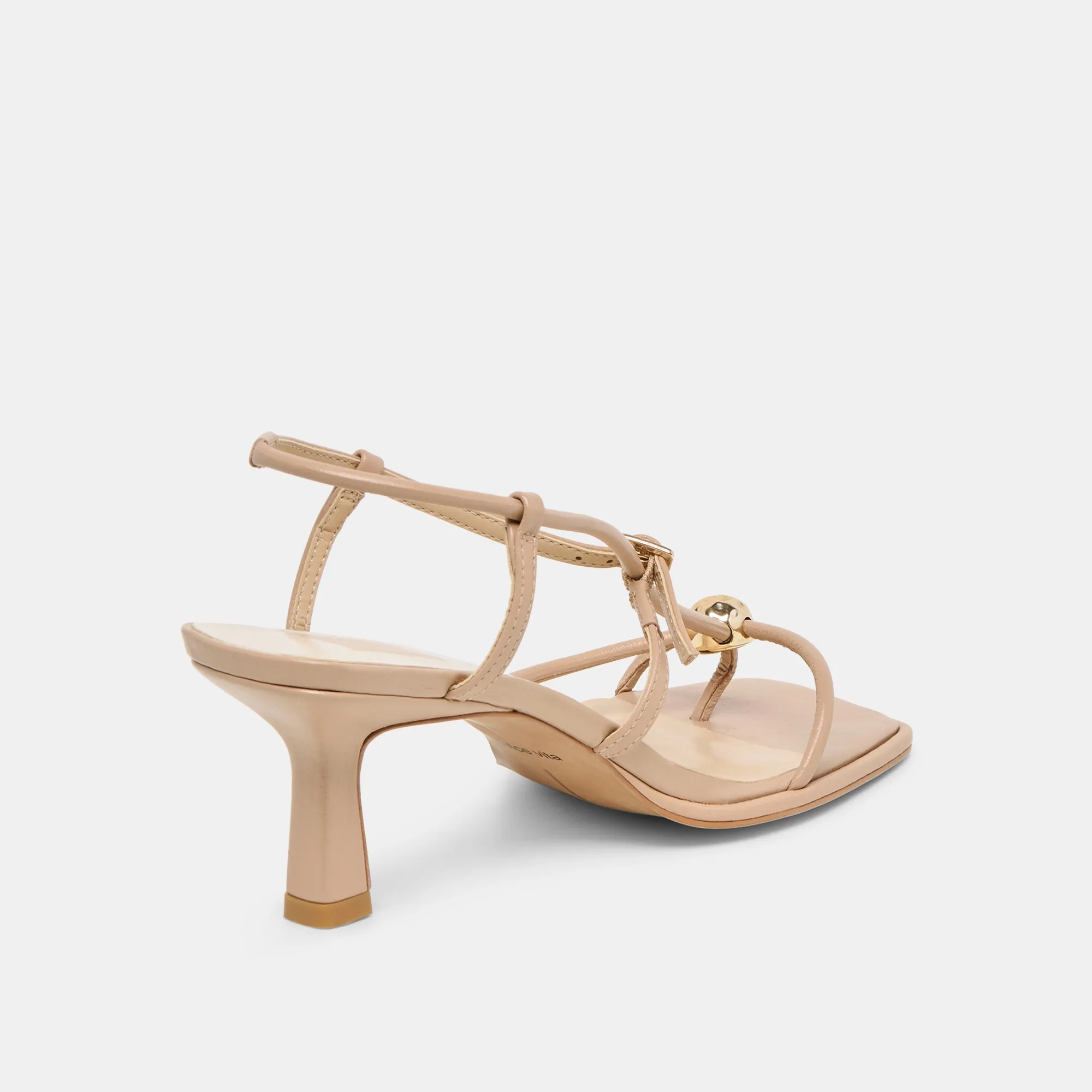 MYLEE HEELS LIGHT TAN LEATHER FoamMidsole