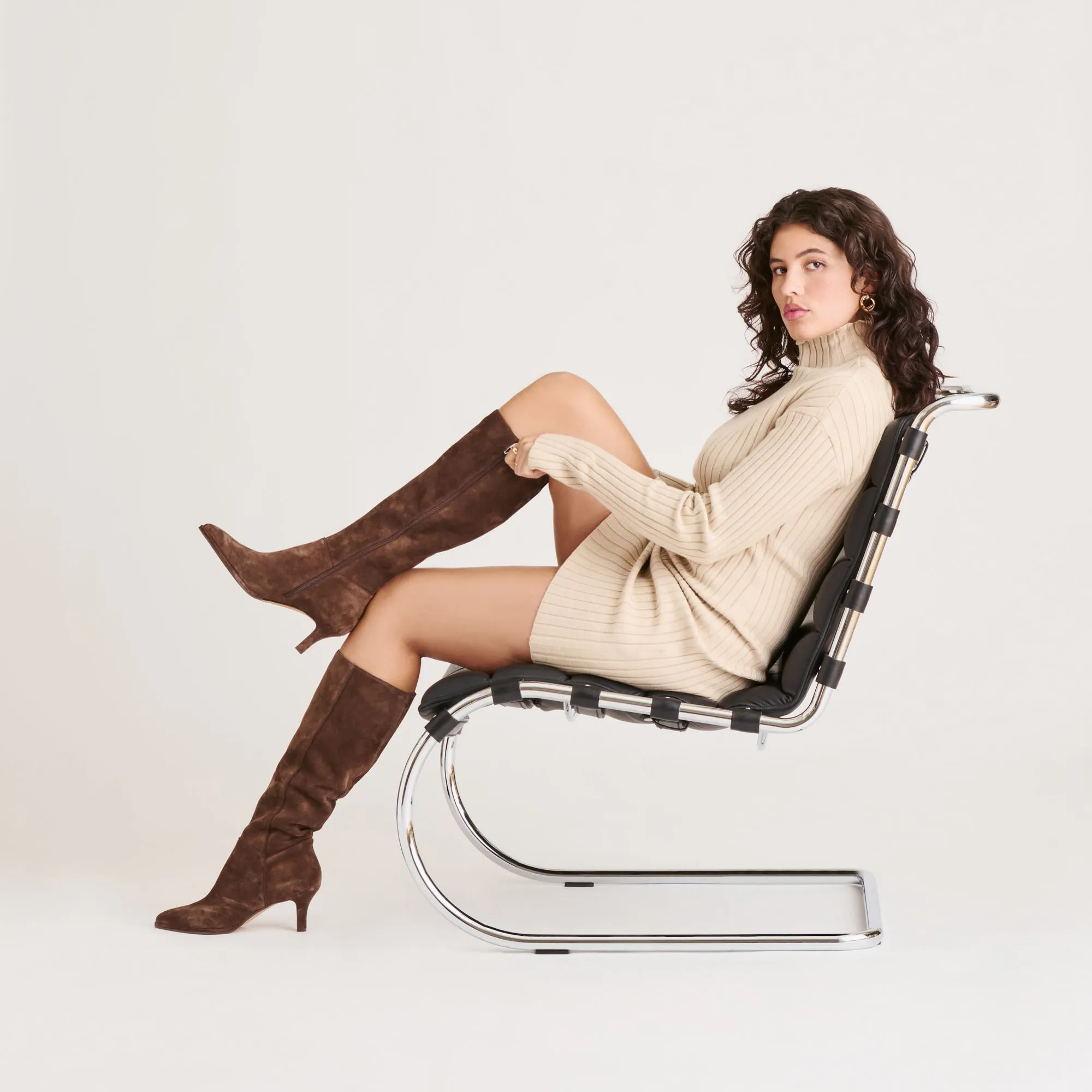 Long Comfort ALDY BOOTS DK BROWN SUEDE