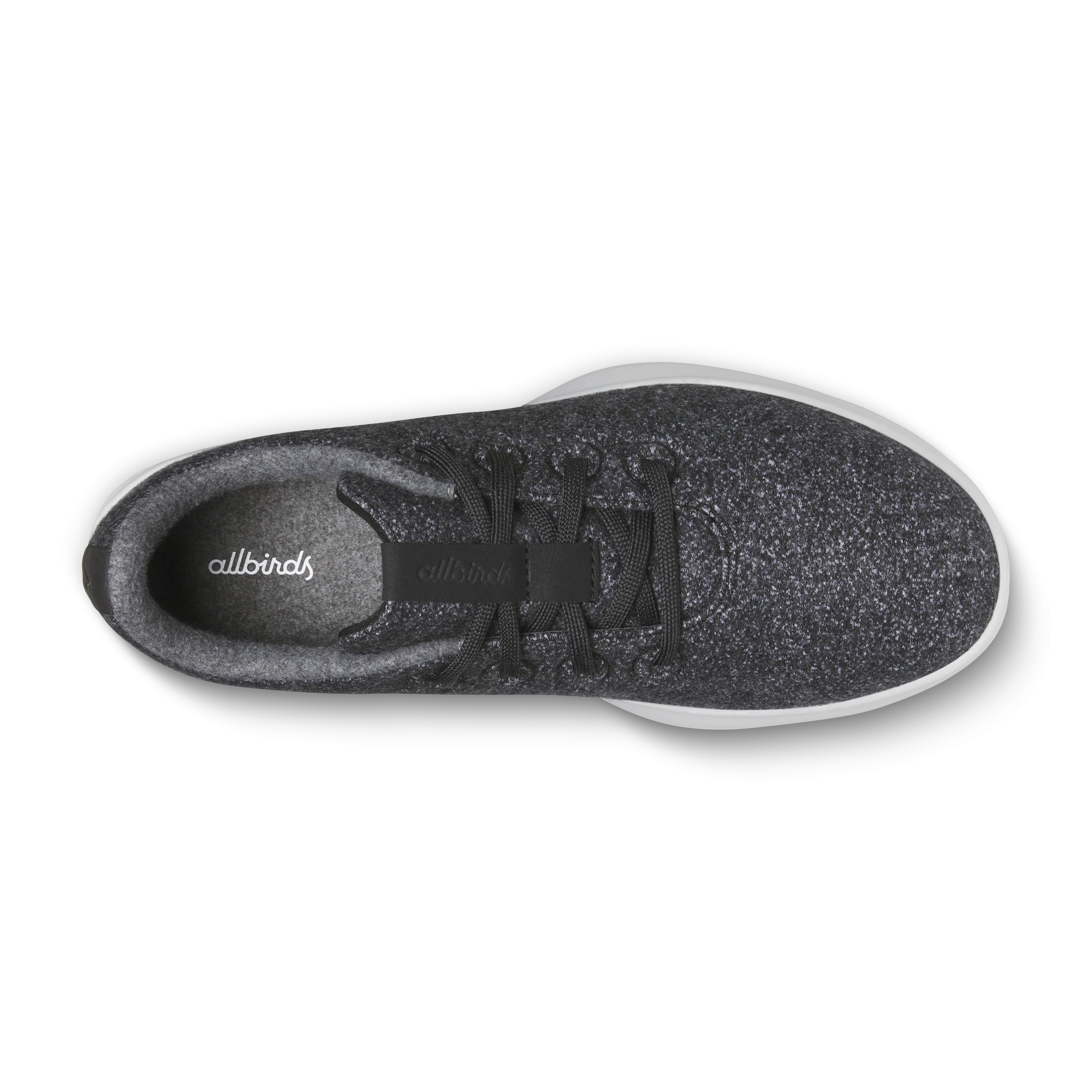 Core Stability Men's Wool Runner NZ - Dark Grey (Light Grey Sole)