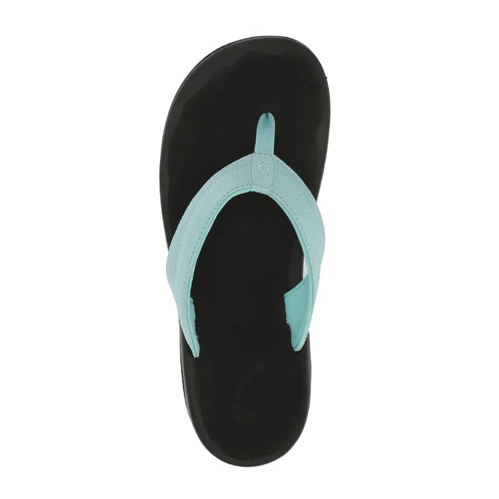 Minimal Slide OluKai 'Ohana Sandal (Women) - Sea Glass/Black