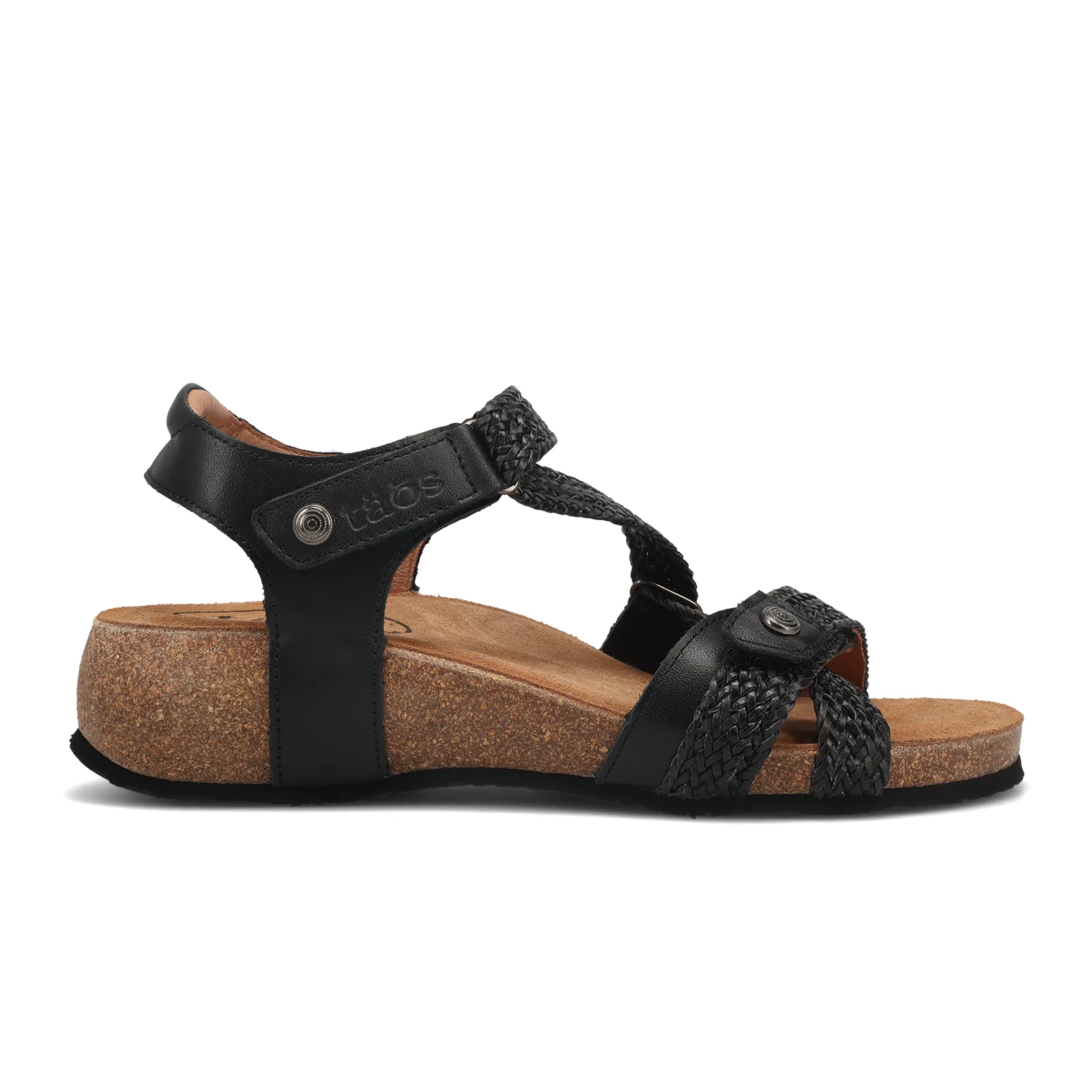 Taos Trulie Backstrap Sandal (Women) - Black Sporty Look