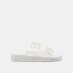 Ergonomic Footbed JULIO SANDALS CRYSTAL VINYL