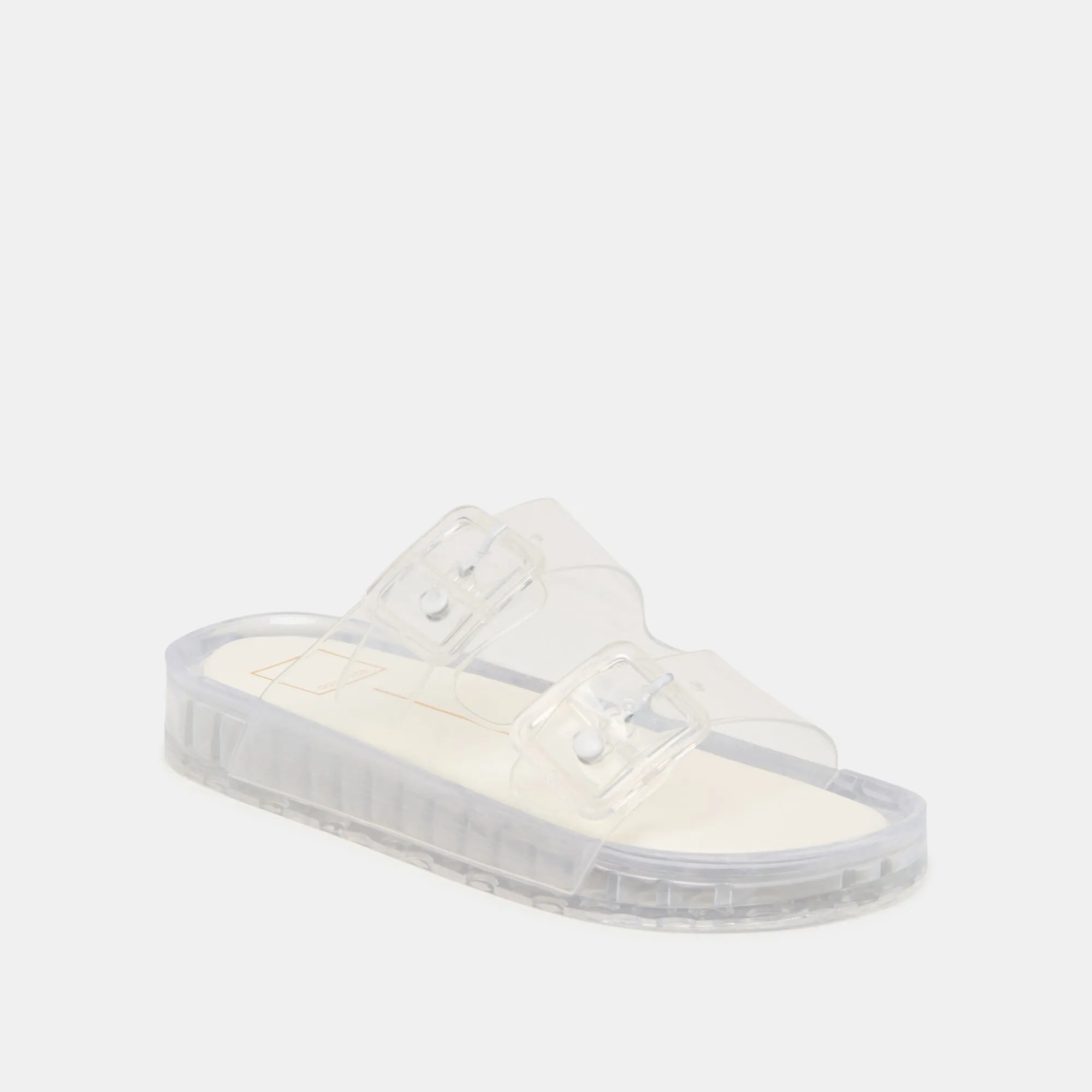 JULIO SANDALS CRYSTAL VINYL Sleek Ease