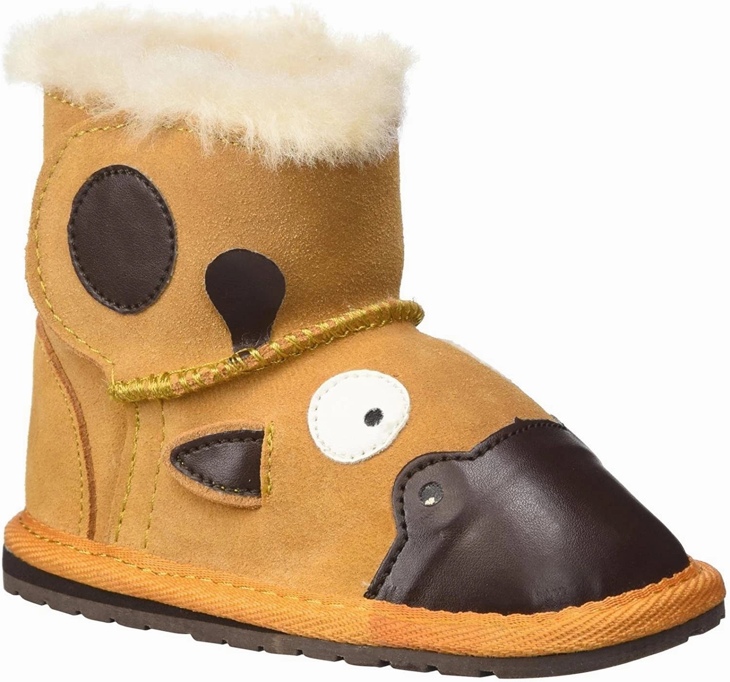 EMU AUSTRALIA Kids Giraffe Kids Walker Baby Winter Boots Slip - resistant