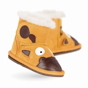 Quick Dry Lining Polka - dotted EMU AUSTRALIA Kids Giraffe Kids Walker Baby Winter Boots